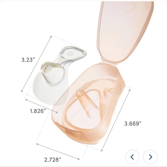 Munchkin Flow Nipple Shield Set Size S 16mm with Travel Case - Picture 3 of 7